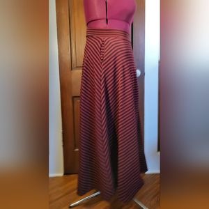 Striped Maxi Skirt